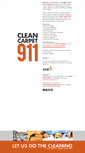 Mobile Screenshot of cleancarpet911.com